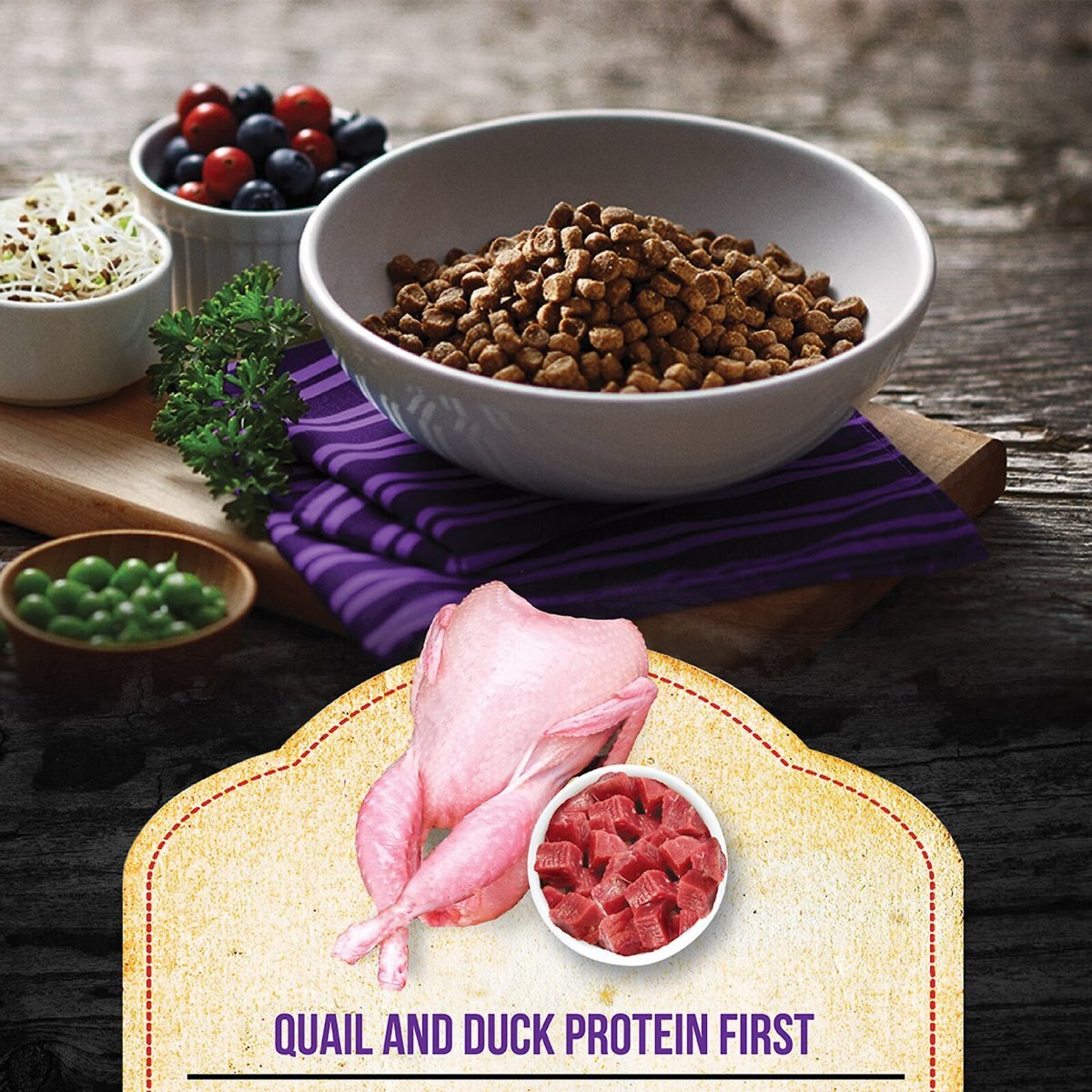 Fussie Cat Market Fresh Quail and Duck Meal Recipe Grain-Free Dry Cat Food