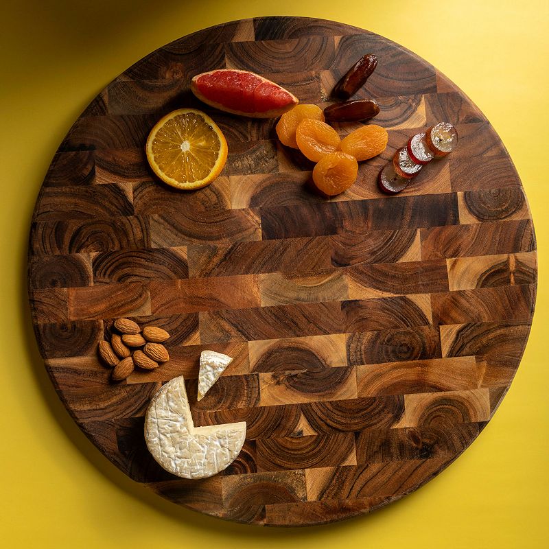 GAURI KOHLI Taiga Cutting Board， Round - 16