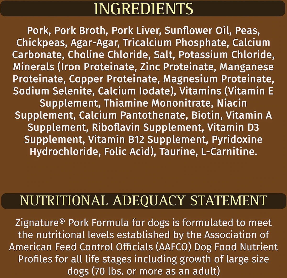 Zignature Pork Limited Ingredient Formula Grain-Free Canned Dog Food 13-oz case of 12