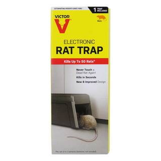 Victor Humane Battery-Powered Easy-to-Clean No-Touch Instant-Kill Indoor Electronic Rat Trap M241