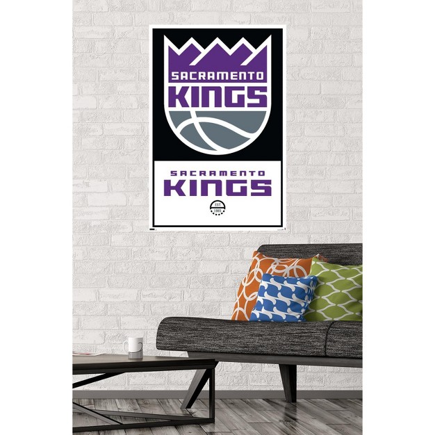 Trends International Nba Sacramento Kings Logo 21 Unframed Wall Poster Prints