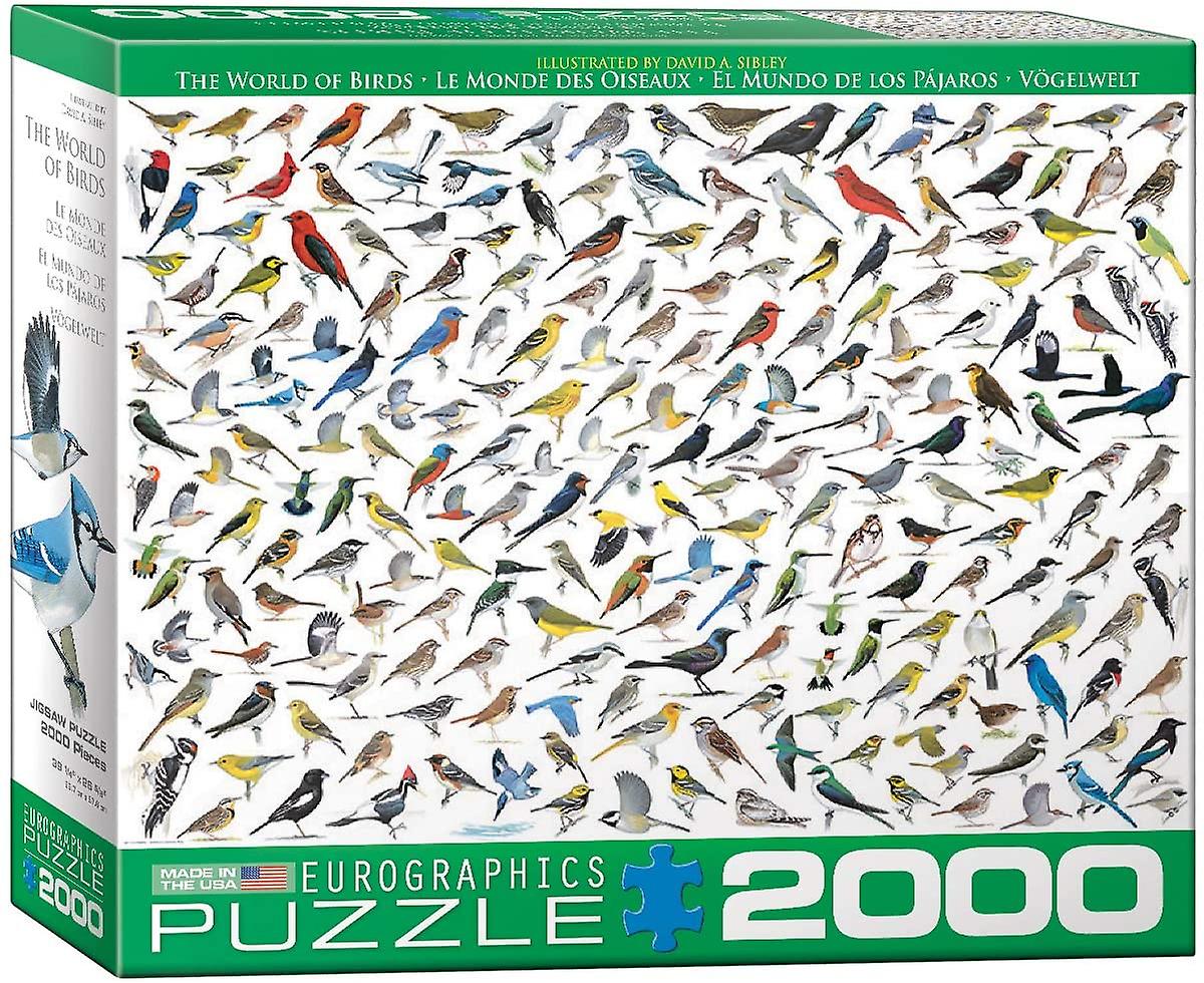 Eurographics - the world of birds - 2000pc puzzle - eurographics - le monde des oiseaux - puzzle 2000pc