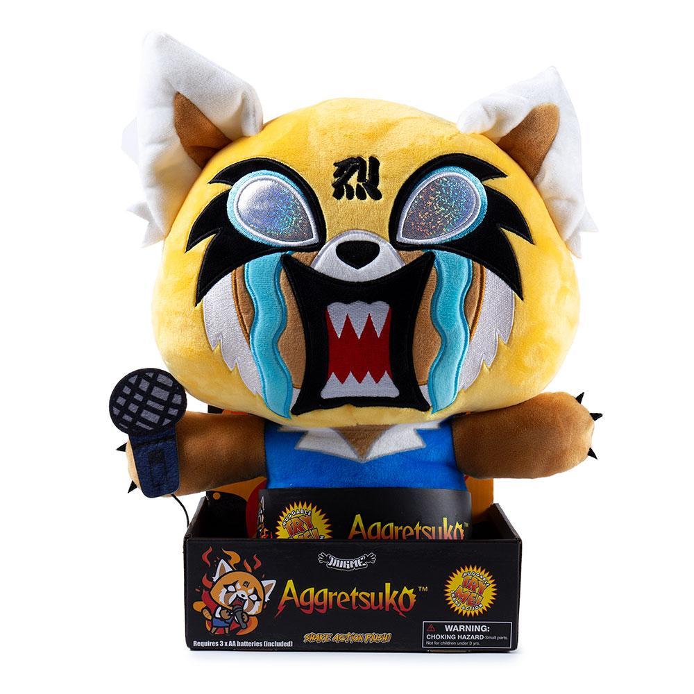 Aggretsuko Rage HugMe Shake Action Vibrating Plush by Kidrobot