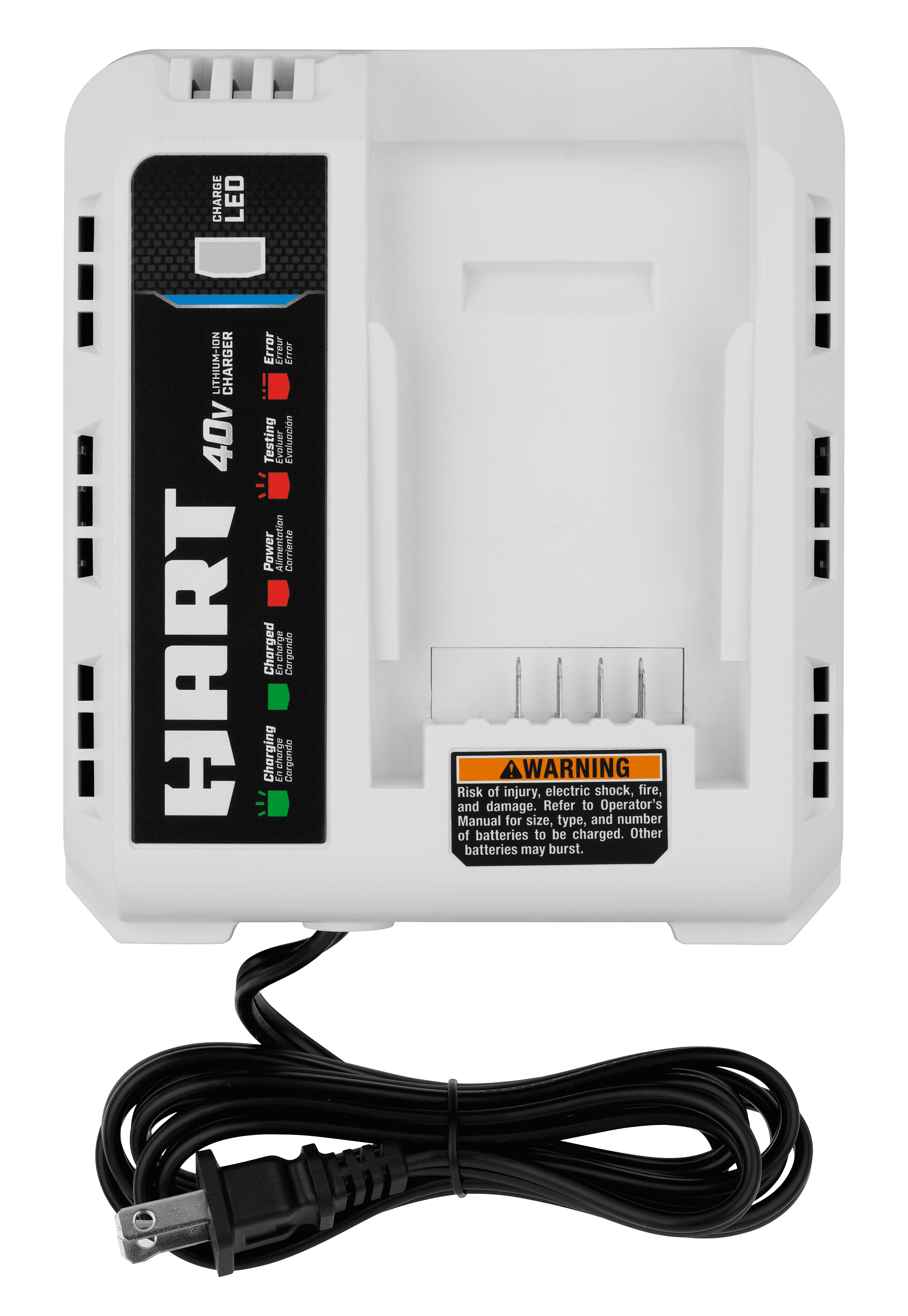 HART 40-Volt 4A Fast Charger