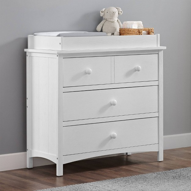 Oxford Baby Castle Hill 3 Drawer Dresser With Changing Top Barn White