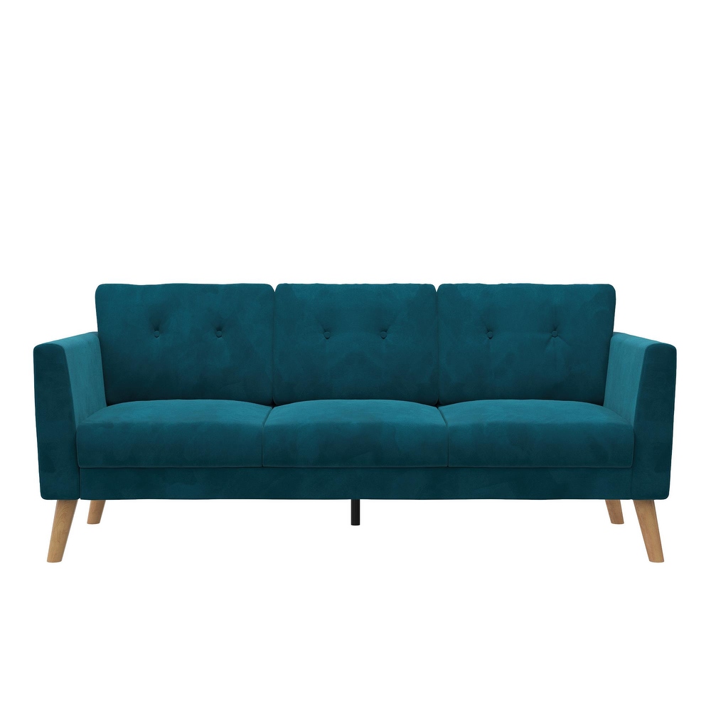 CosmoLiving by Cosmopolitan Gloria Upholstered Sofa Sectional with Detachable Ottoman and Reversible Design