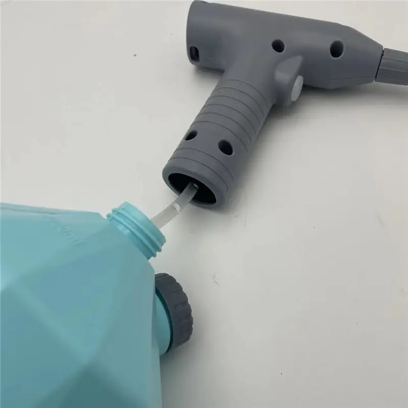 1L Morandi color matching electric spray bottle can be equipped with gimbaled nozzle