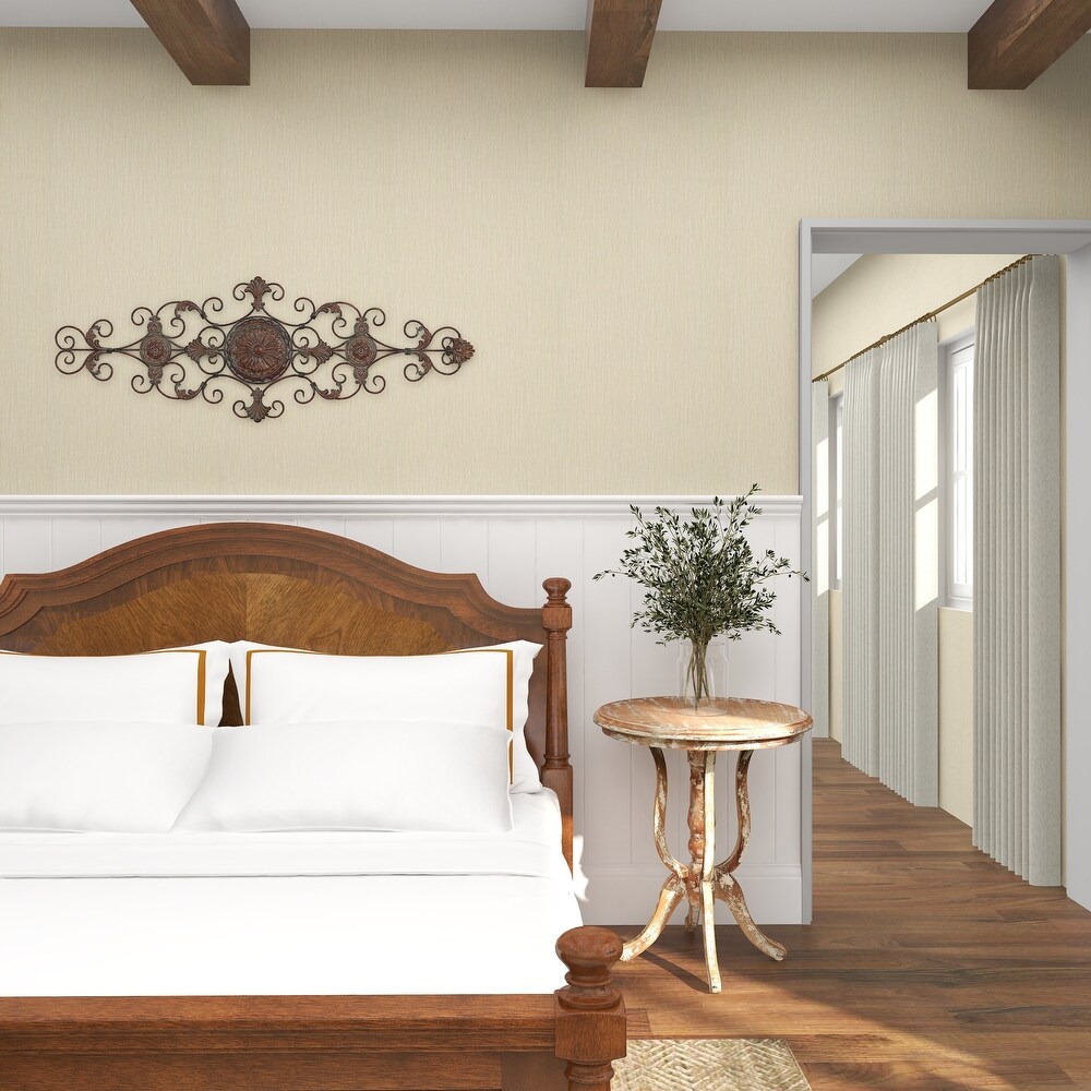 Brown Metal Rustic Ornamental Wall Decorl