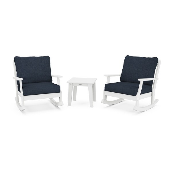 POLYWOOD Braxton 3Piece Deep Seating Rocker Set