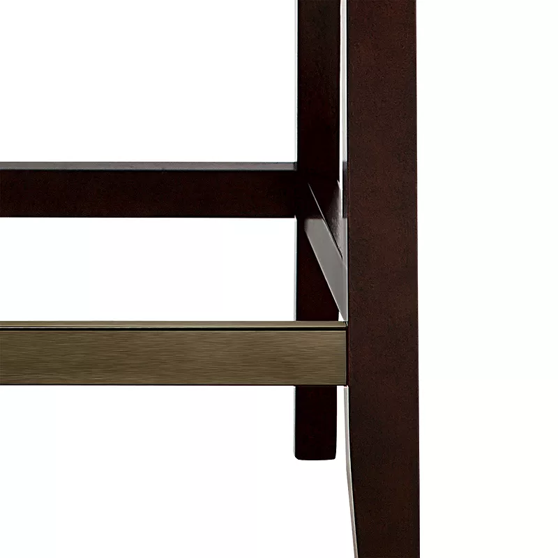 Madison Park Aida Button Tufted Counter Stool
