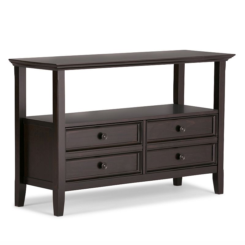 Simpli Home Amherst Transitional Console Sofa Table