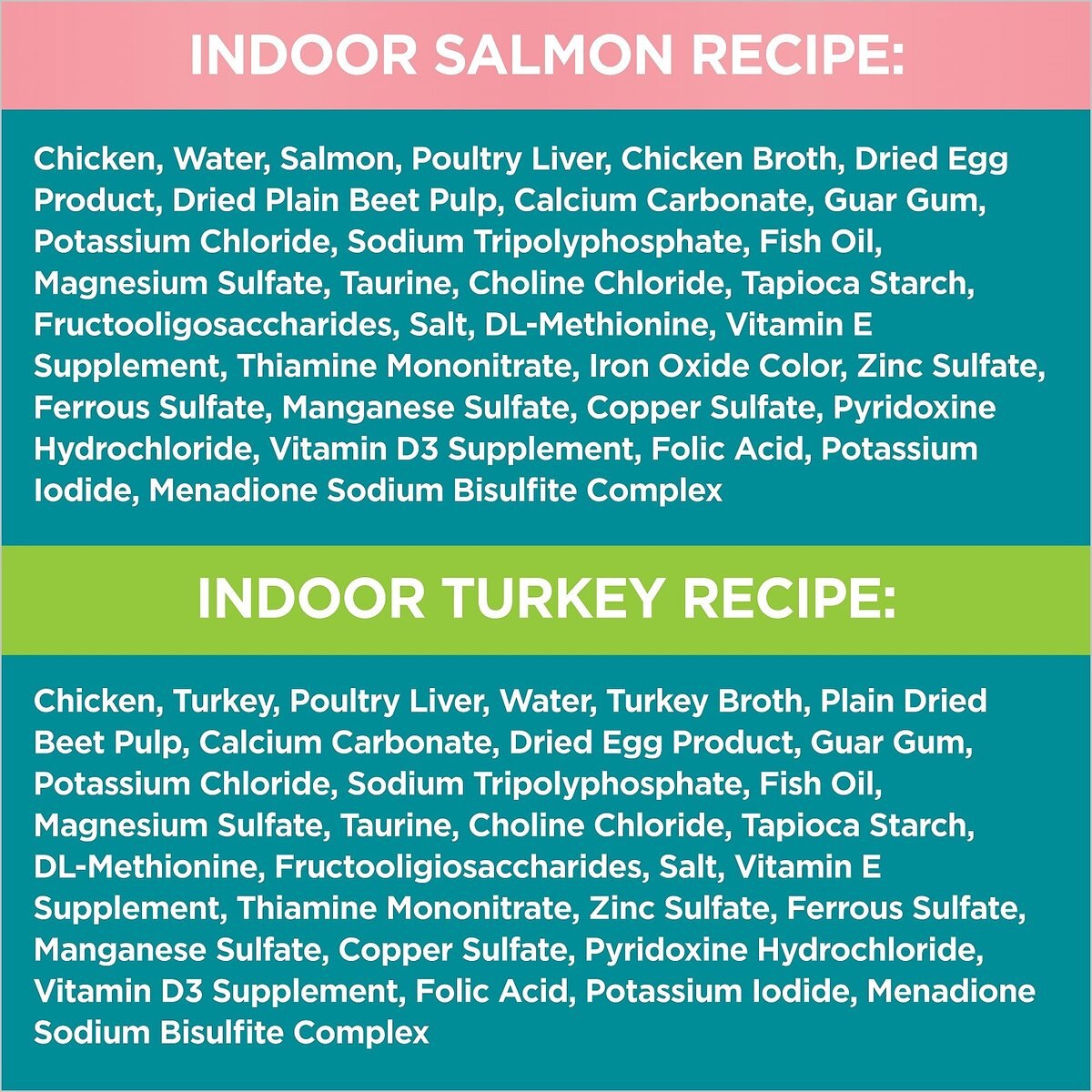 Iams Perfect Portions Indoor Multipack Salmon andTurkey Recipe Pate Grain-Free Cat Food Trays