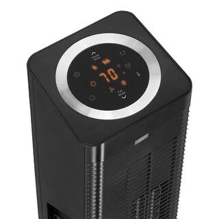 Pure Guardian Oscillating 27 in. Whole Room Tower Heater and Fan with Remote Control HTR410B