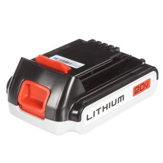 BLACK+DECKER 20V 1.5Ah MAX Lithium-Ion Battery (2 Pack) - Charger Not Included LBXR20-OPE2