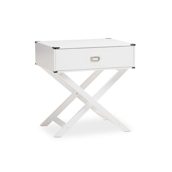 Urban Designs Curtice Modern And Contemporary Drawer Wooden Bedside Table