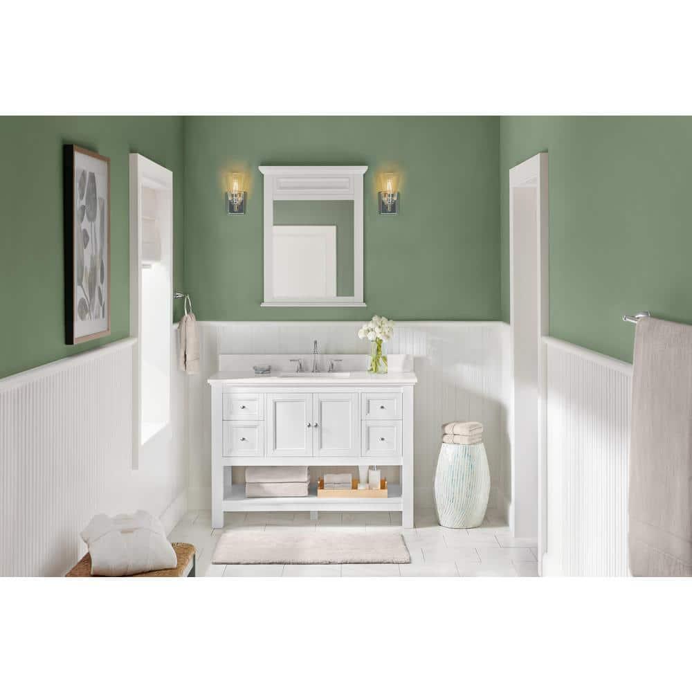 Home Decorators Collection Gazette 48 in W Bath Vanity Cabinet Only in White