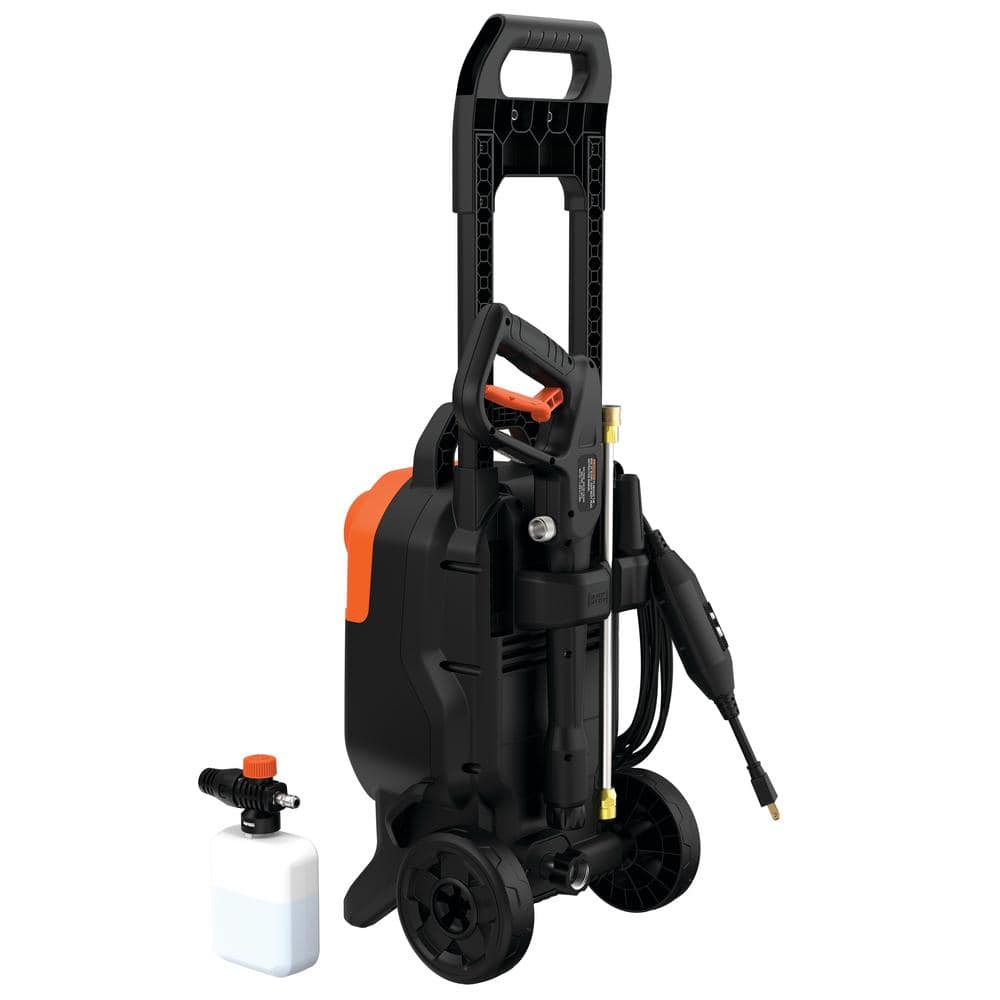 BLACKDECKER 2000 PSI 12 GPM Cold Water Electric Pressure Washer with Integrated Wand and Hose Storage