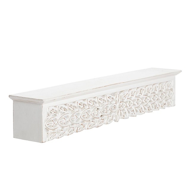 Gaudin Decorative Shelf White Brewster