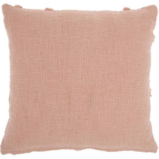 Distressed Diamond Square Throw Pillow Nourison