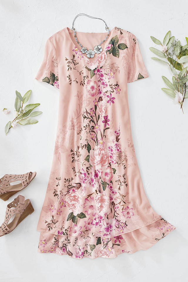 Spring Melody Chiffon Dress