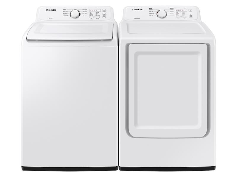 Samsung WA41A3000AW 4.1 Cu. Ft. Capacity Top Load Washer With Soft-Close Lid And 8 Washing Cycles In White