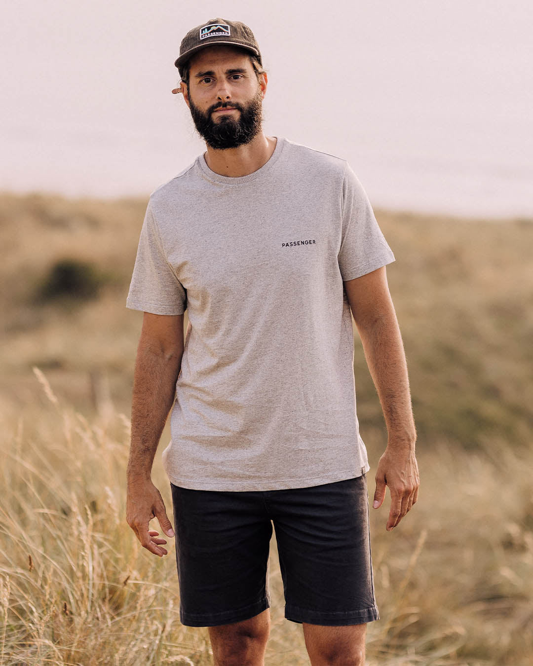 Made To Roam Recycled Cotton T-Shirt - Grey Marl