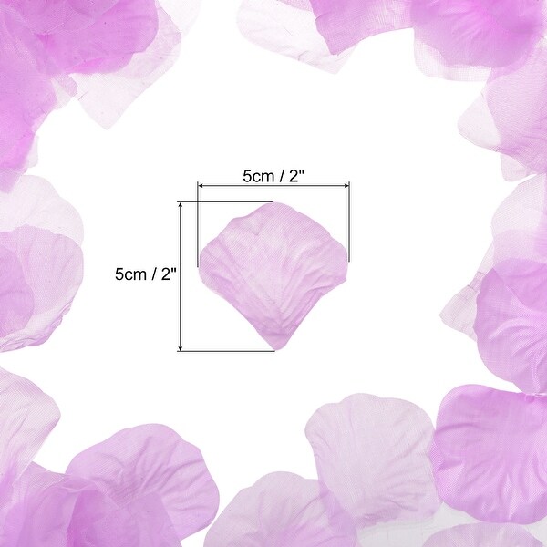 Silk Artificial Flower Petals，Faux Flowers 2 x 2 Inch Pack of 1000