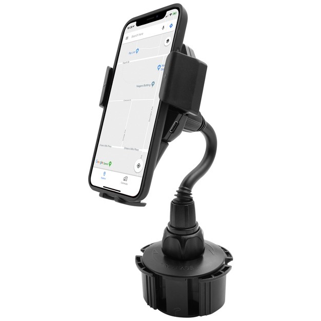 Macally Wireless Charging Car Cup Holder Mount