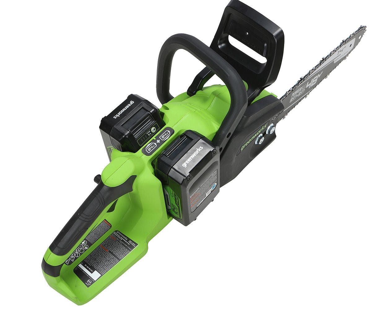 48V (2 X 24V) 14-Inch Cordless Chainsaw | Greenworks Tools