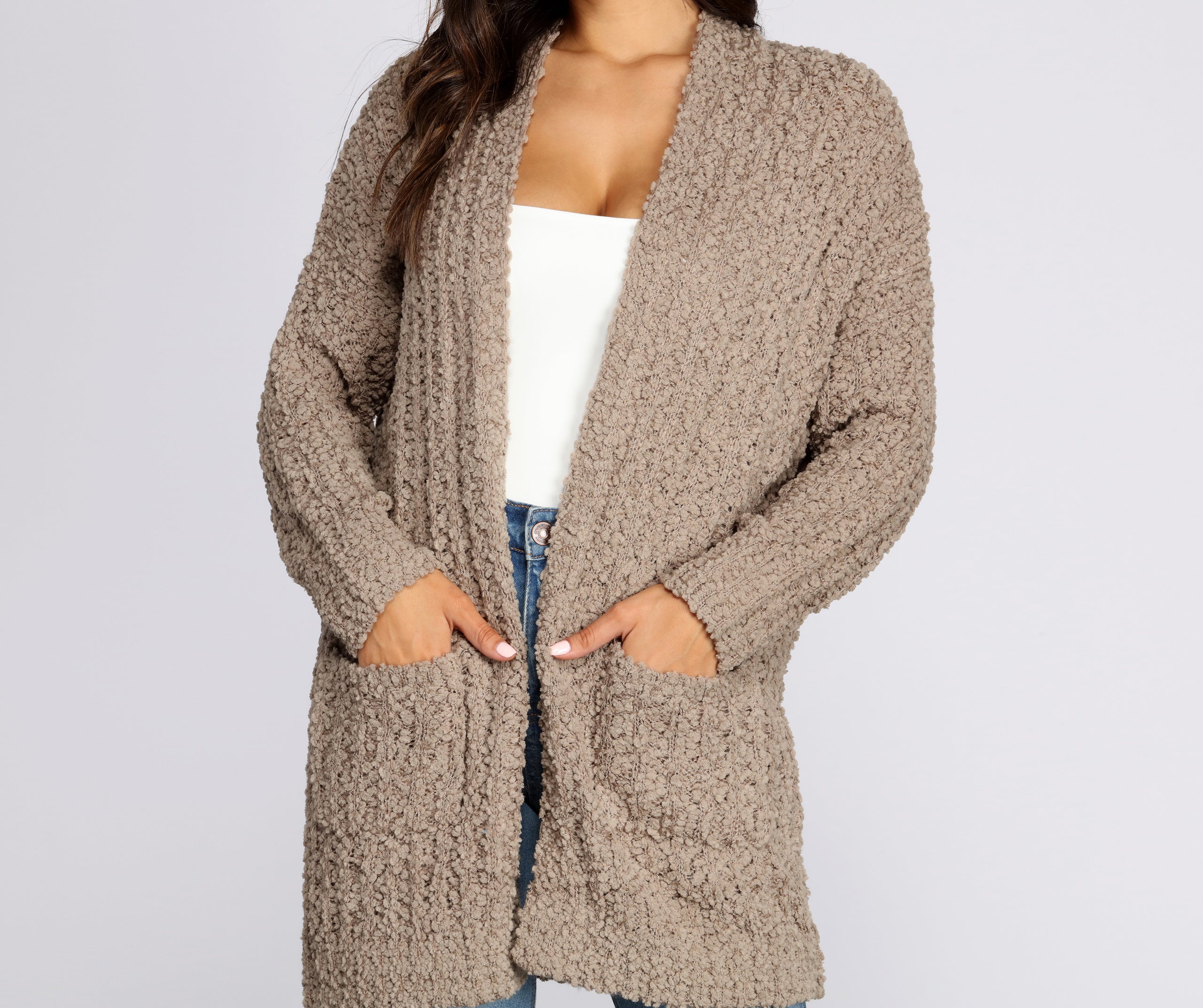 Sweet And Cozy Oversized Cardigan