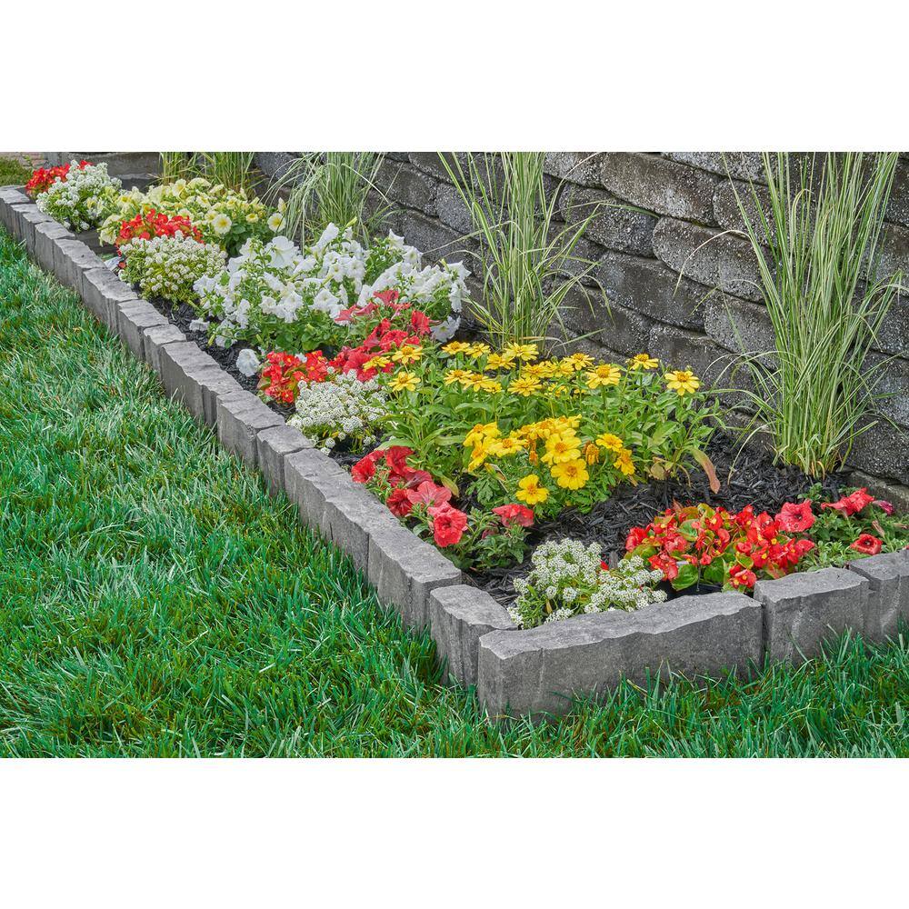 Pavestone Ladera 3 in. H x 16 in. W x 8 in. D Greystone Concrete Retaining Wall Block 11023034