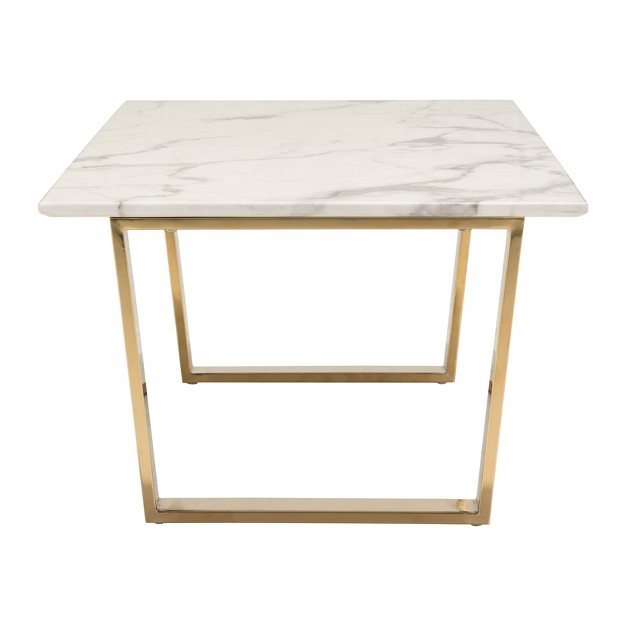 Rectangular Coffee Table Stone gold Zm Home