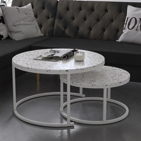 CosmoLiving by Cosmopolitan Amelia Nesting Coffee Tables