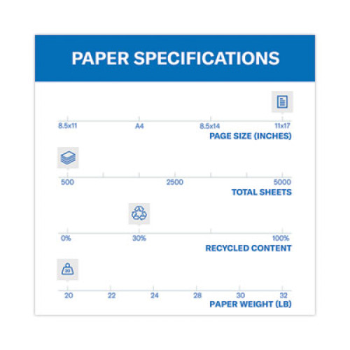 Hammermill Colors Print Paper， 20lb， 11 x 17， Tan， 500/Ream (102376)