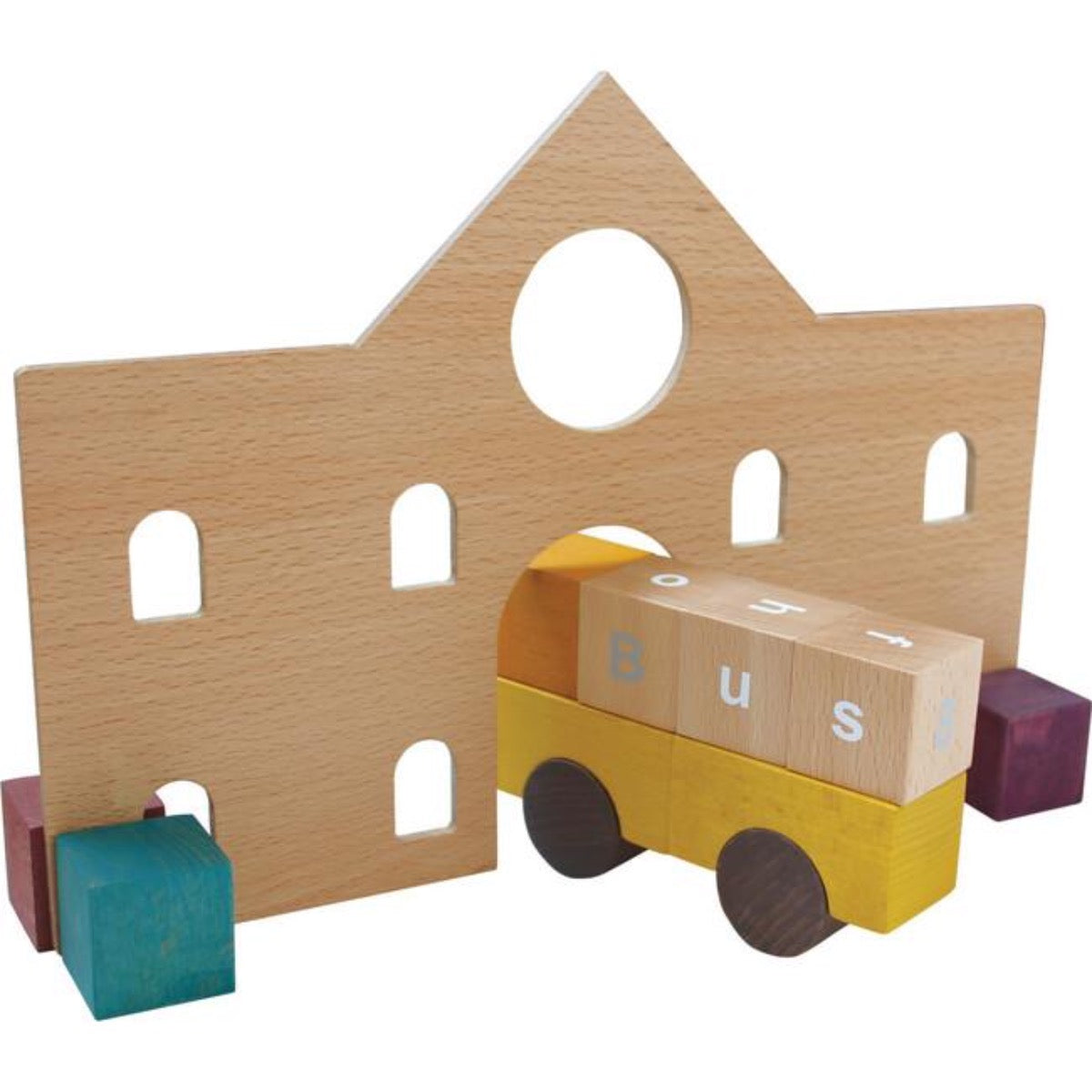 Tsumiki School Wooden Letter Block Set by kiko & gigi