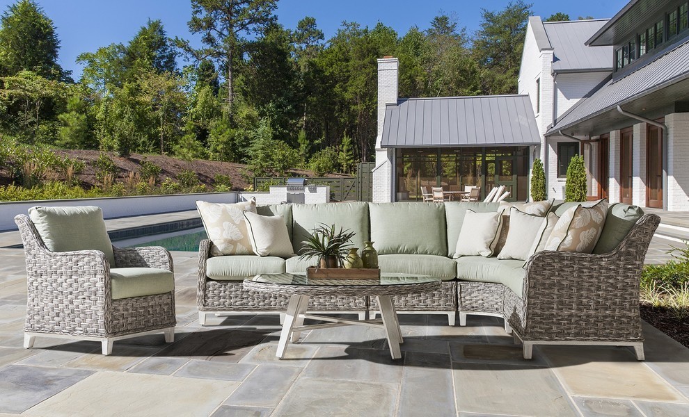 Turtle Beach Slipper Chair   Tropical   Outdoor Lounge Chairs   by South Sea Outdoor Living  Houzz