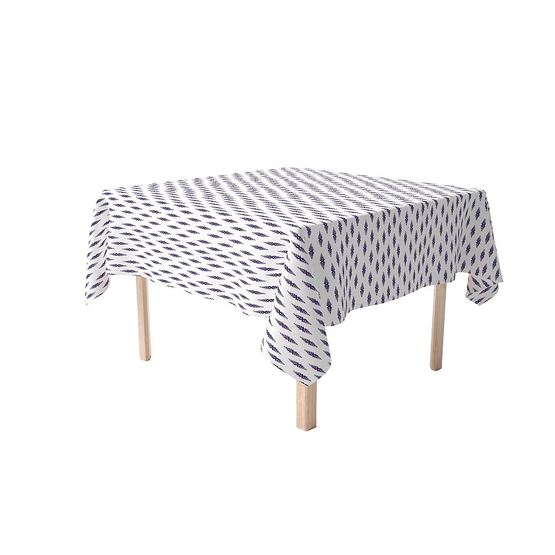 Square Tablecloth， 100% Cotton， 52x52， Boho Design