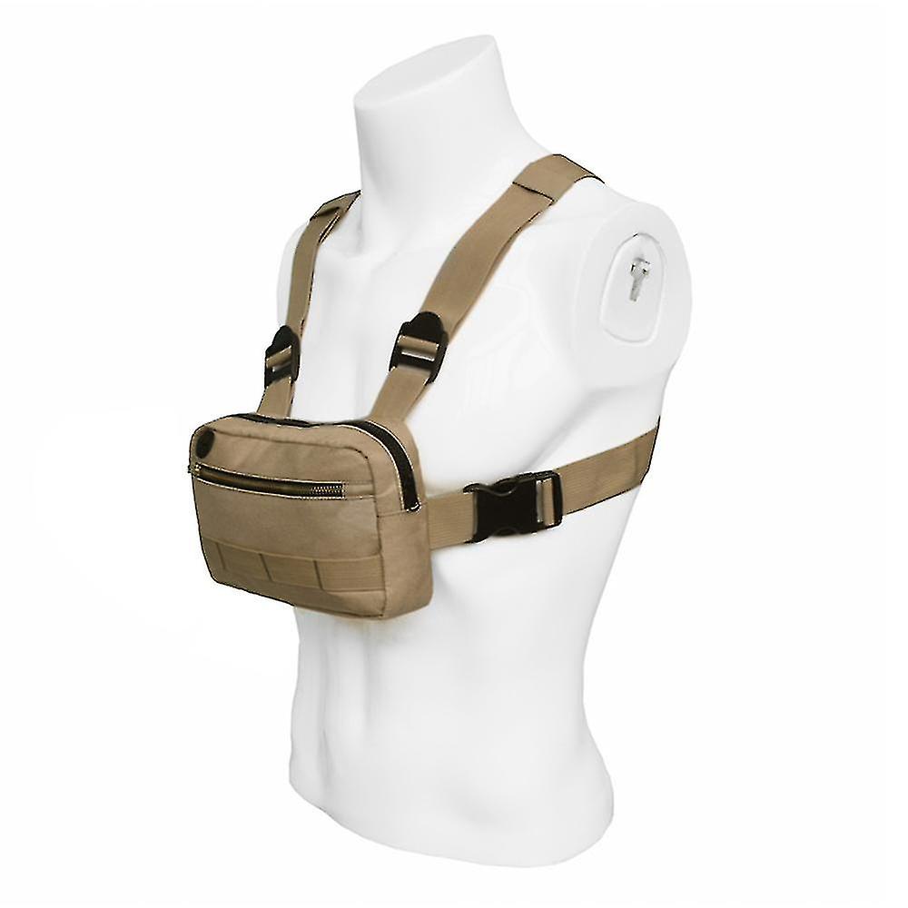 Multifunctional Chest Rig Shoulder Bag Pack Mobile Phone Holder Bag Case Outdoor Running Camping Hiking