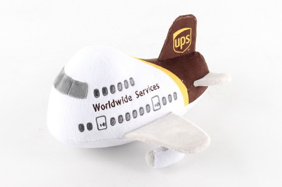 Daron Ups Plush Airplane  MT031