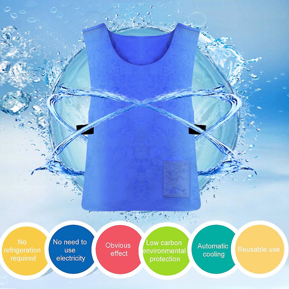 Outdoor Ice Cooling Vest Summer Cooling Sunstroke Prevention Clothes