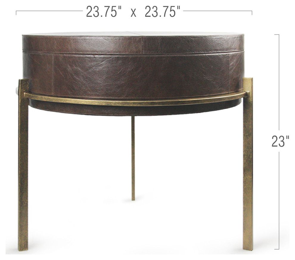 Truffle Side Table   Contemporary   Side Tables And End Tables   by Galorehome  Houzz