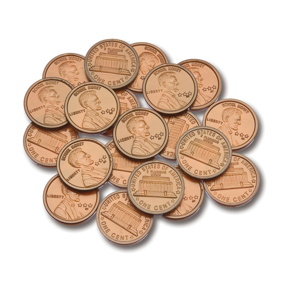 Learning Advantage CTU7521 Plastic Coins 100 Penni...