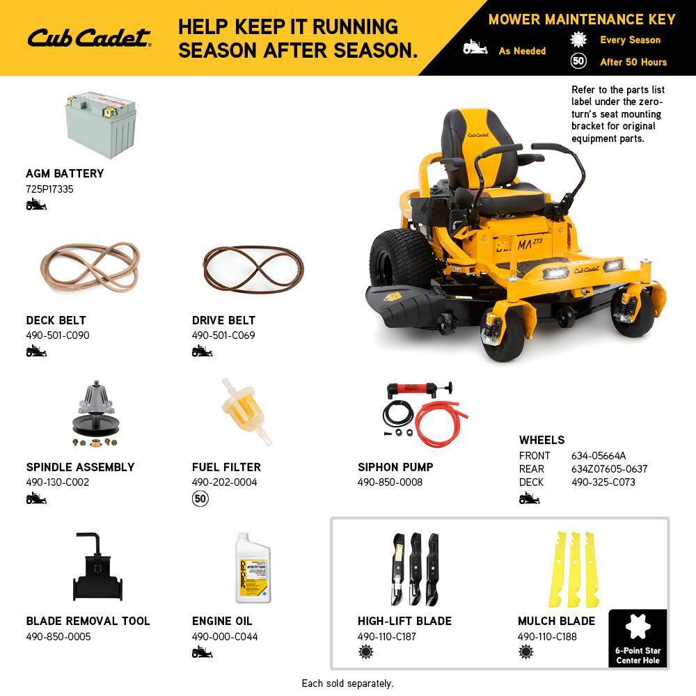 Cub Cadet Ultima ZT3 60 in Fabricated Deck 24 HP V-Twin Kawasaki FS Series Engine Gas Zero Turn Mower with Front Wheel Suspension ZT3-60