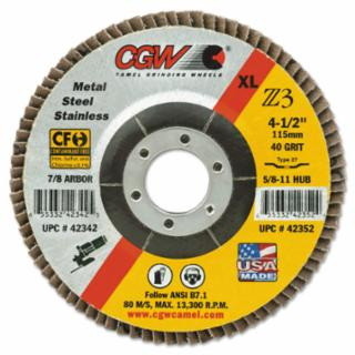 Cgw Abrasives 421 42352 4 1/2X5/8 11 Z3 40 T27Xl 1...