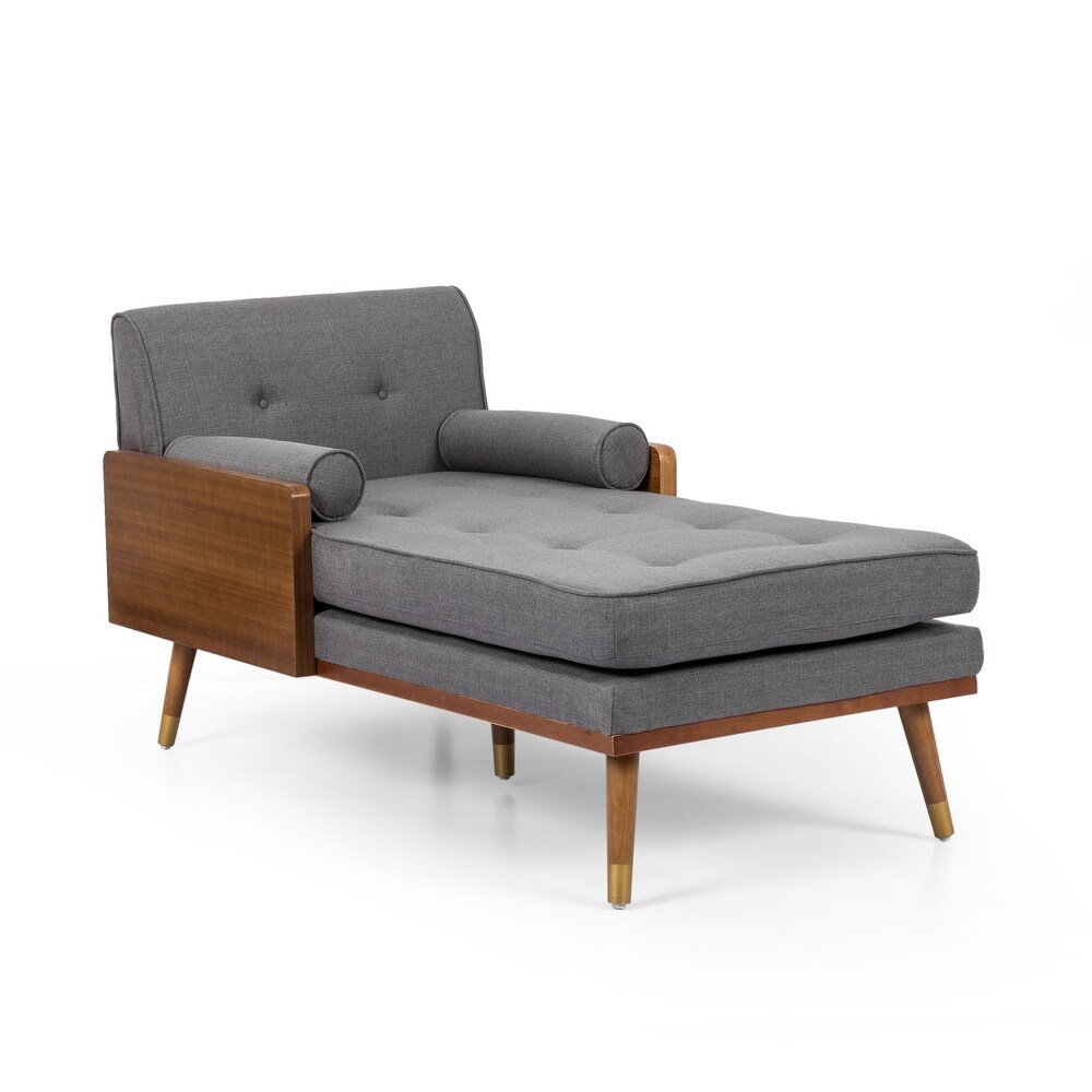 Fortas Mid century Modern Chaise Lounge by Christopher Knight Home   32.00\