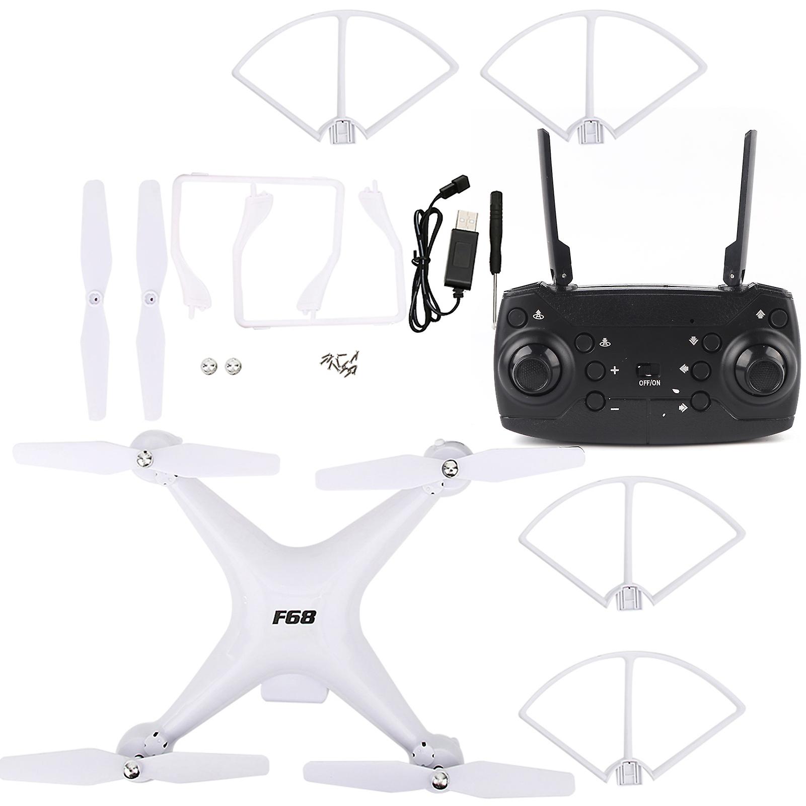 F68 Drone One Key Return Function Rc Quadcopter 2000mah Long Battery Life Standard Versionwhite