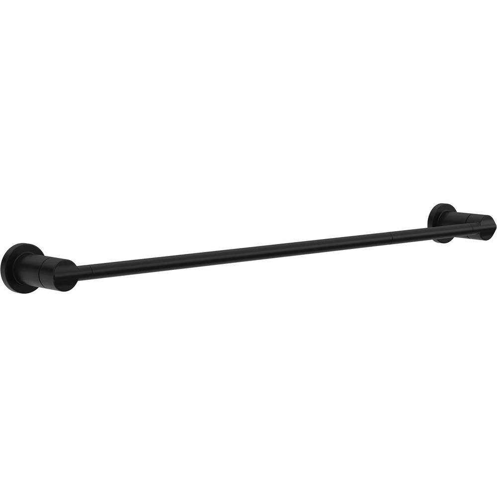 Delta Nicoli 18 in. Towel Bar with 6 in. Extender in Matte Black NIC18-MB