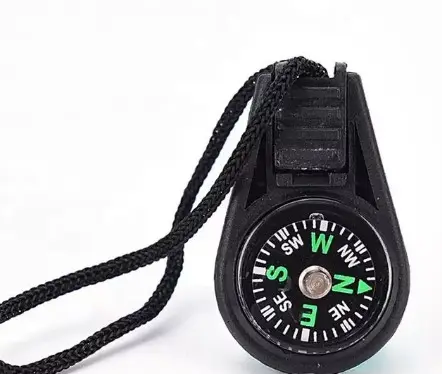 ABS Camping Hiking Pocket Compass Pendant Portable Compass Navigation Climbing Riding Kids Gift Outdoor Tool Mini Compass