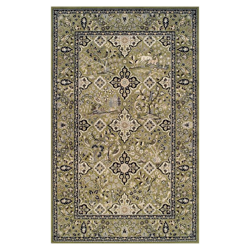 Superior Radcliffe Traditional Floral Medallion Indoor Area Rug