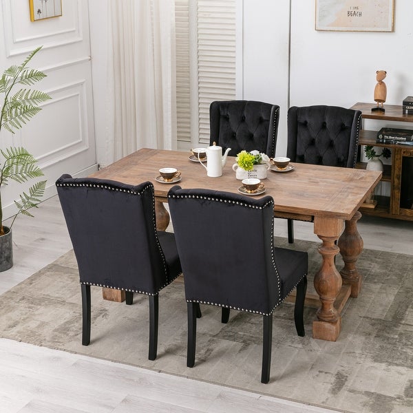 Wingback Dining Chairs- Set of 2